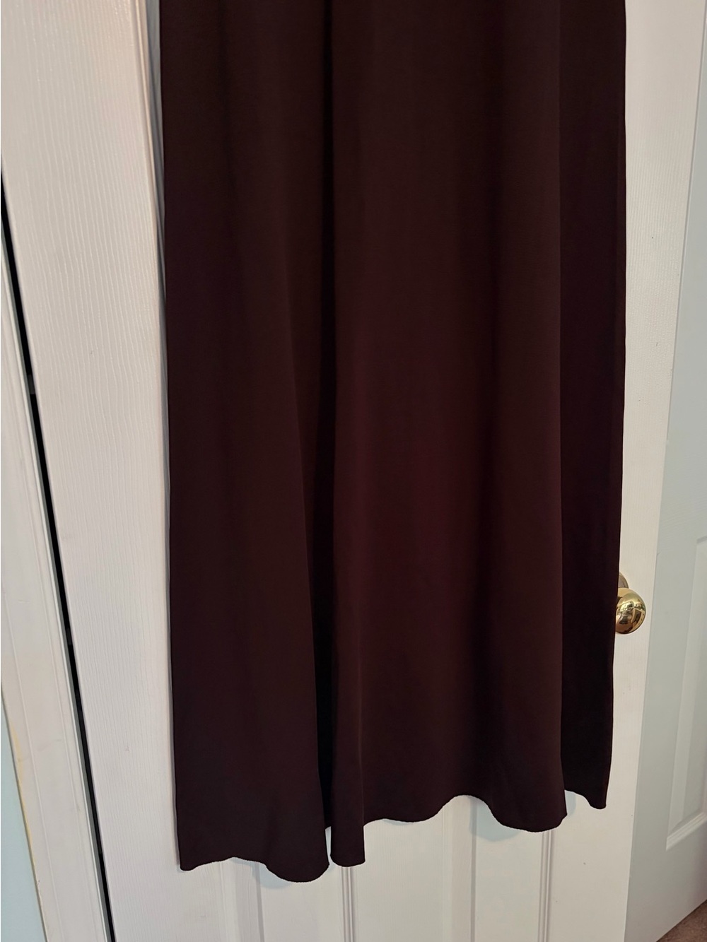 NWT - COS Brown Maxi Dress with Synched Short Sleeves - Size Medium - Picture 5 of 16
